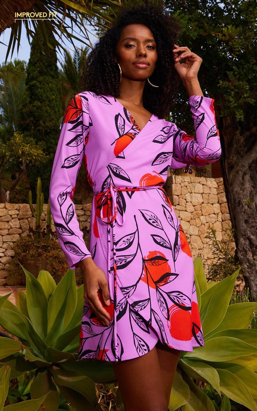 Dancing Leopard Marley Mini Dress In Sunset Dot