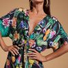 Dancing Leopard Makuna Kaftan In Paradise Jungle