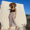 Dancing Leopard Whitney Maxi Wrap Skirt In Leopard